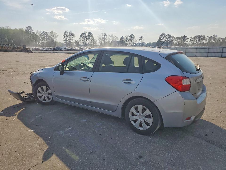 2015 Subaru Impreza VIN JF1GPAA60F9230456 COPART salvage auction — FRONT END, NC - SALVAGE CERTIFICATE OF TITLE, sold $275 on 2026-07-30 (photo 2)