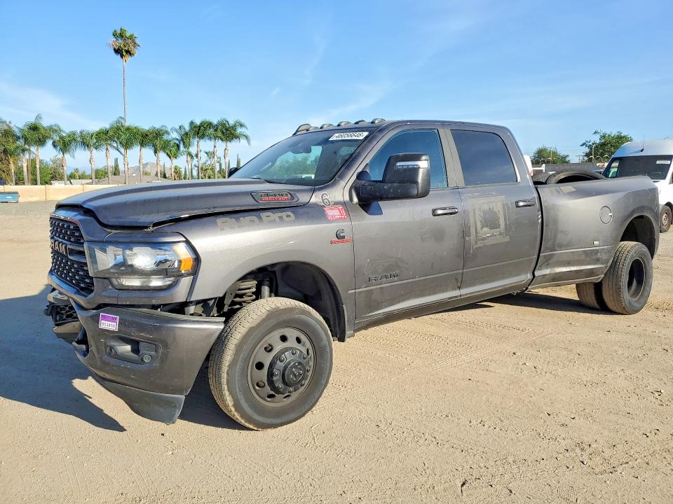 2024 Ram 3500bghorn VIN 3C63RRHL9RG295492 COPART salvage auction — FRONT END, CA - SALVAGE CERTIFICATE, sold $7,600 on 2026-07-15 (photo 1)