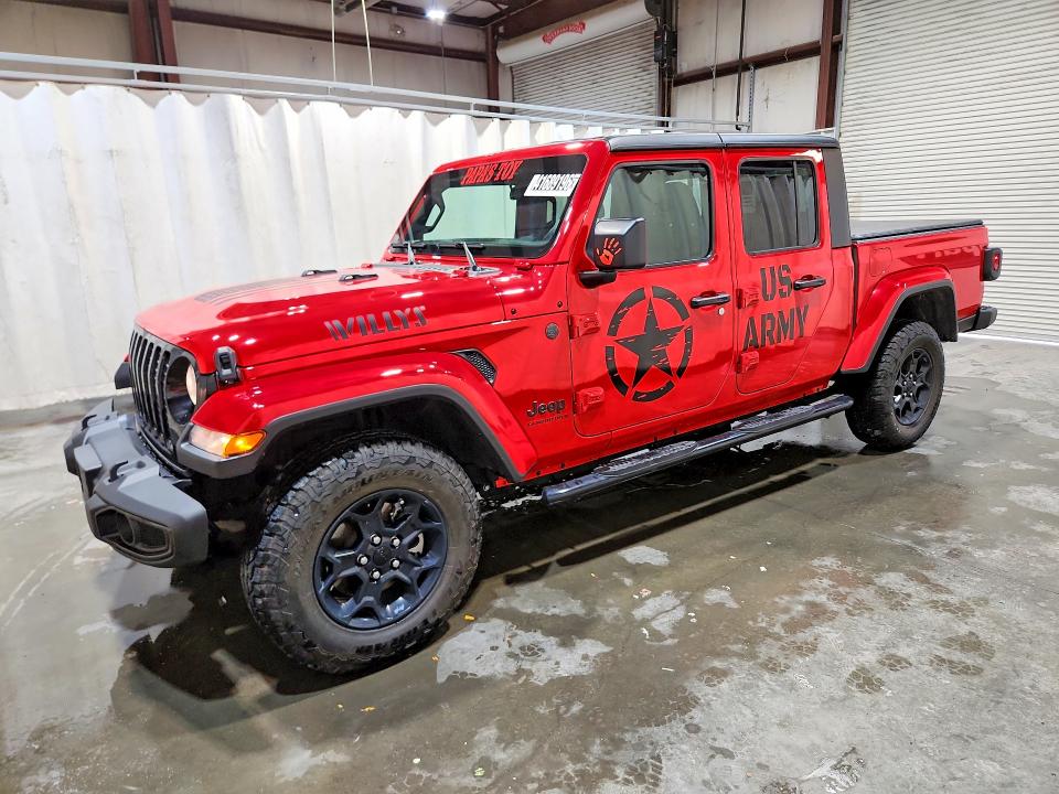 2023 Jeep Gladiator VIN 1C6HJTAG3PL567123 COPART salvage auction — NORMAL WEAR, Wv - Certificate Of Title, sold $25,250 on 2026-07-02 (photo 1)