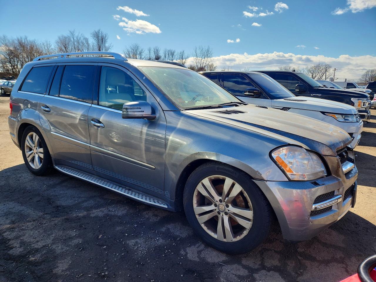 2011 Mercedes-Benz GL-Class VIN 4JGBF7BE9BA694236 COPART salvage auction — Front End, CT - CERT OF TITLE-PARTS ONLY SALVA, sold $525 on 2026-07-03 (photo 4)