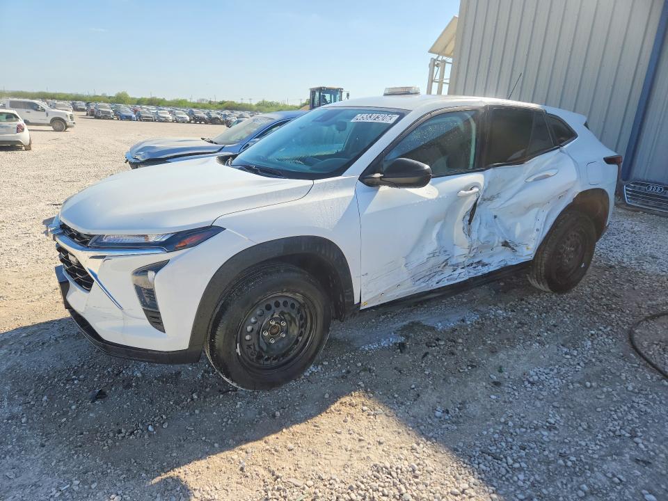 2025 Chevrolet Trax VIN KL77LFEP9SC183900 COPART salvage auction — SIDE, TX - SALVAGE VEHICLE TITLE, sold $10 on 2026-07-09 (photo 1)