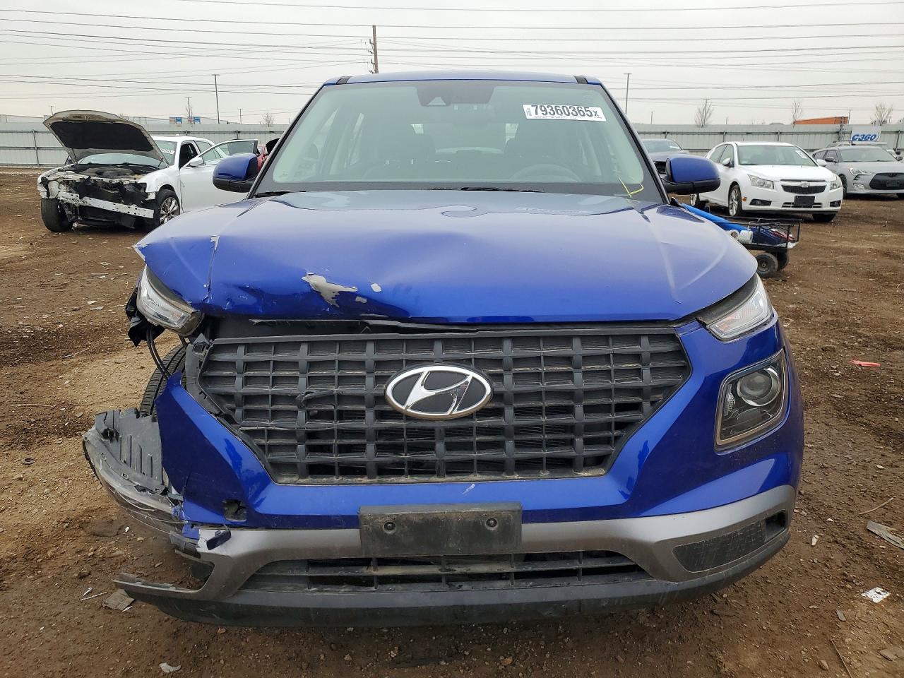 2021 Hyundai Venue VIN KMHRB8A30MU071945 COPART salvage auction — Front End, IL - SALVAGE CERTIFICATE, sold $2,500 on 2026-07-02 (photo 5)