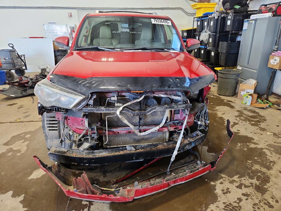 2017 Toyota 4runner VIN JTEBU5JR7H5458085 COPART salvage auction — FRONT END, Salvage Title, sold $13,800 on 2026-07-23 (photo 5)
