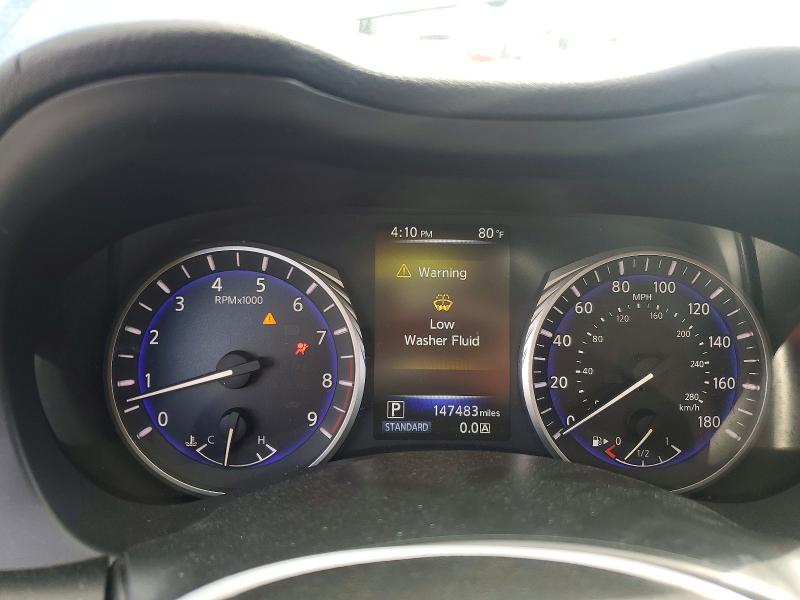 2014 Infiniti VIN JN1BV7APXEM690664 COPART salvage auction — FRONT END, Tx - Salvage Vehicle Title, sold $2,000 on 2026-07-13 (photo 9)