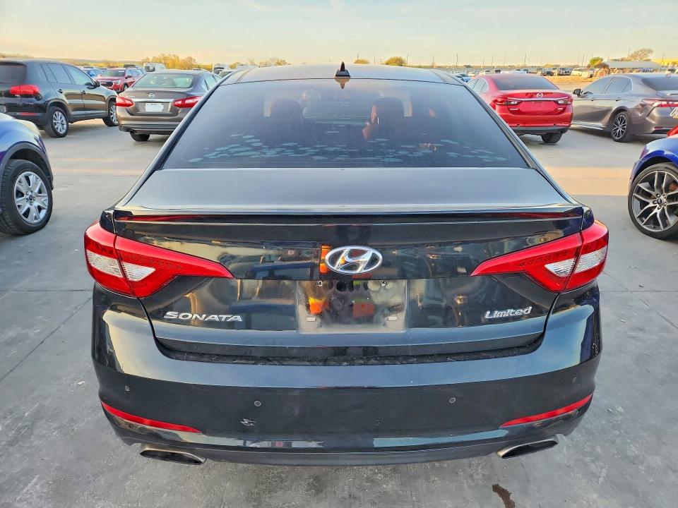 2016 Hyundai Sonata VIN 5NPE34AF8GH324012 COPART salvage auction — FRONT END, Salvage Title, sold $1,350 on 2026-07-30 (photo 6)