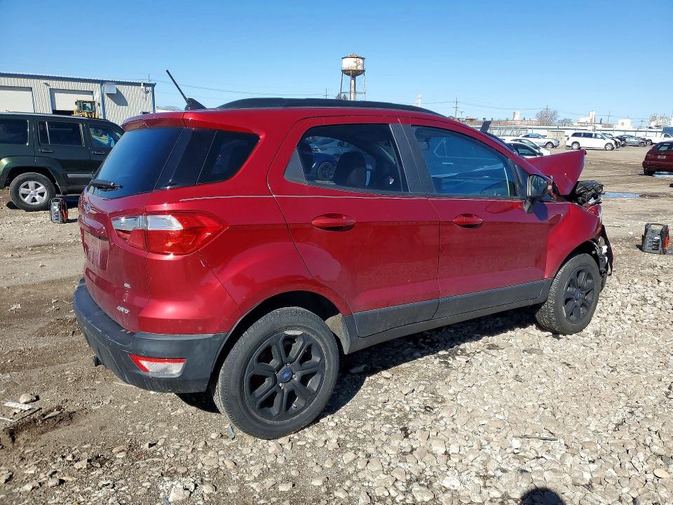 2020 Ford Ecosport VIN MAJ6S3GL1LC346752 COPART salvage auction — FRONT END, Il - Salvage Certificate, sold $675 on 2026-07-06 (photo 3)
