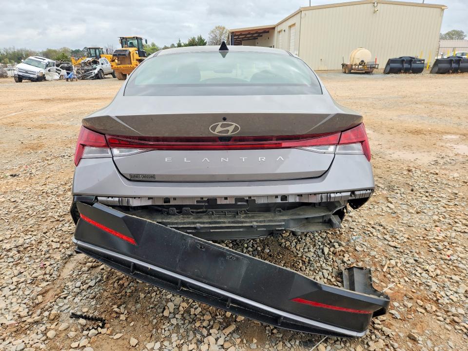 2024 Hyundai Elantra VIN KMHLS4DG4RU718707 COPART salvage auction — FRONT END, AL - CERT OF TITLE-SALVAGE TITLE, sold $4,600 on 2026-07-08 (photo 6)