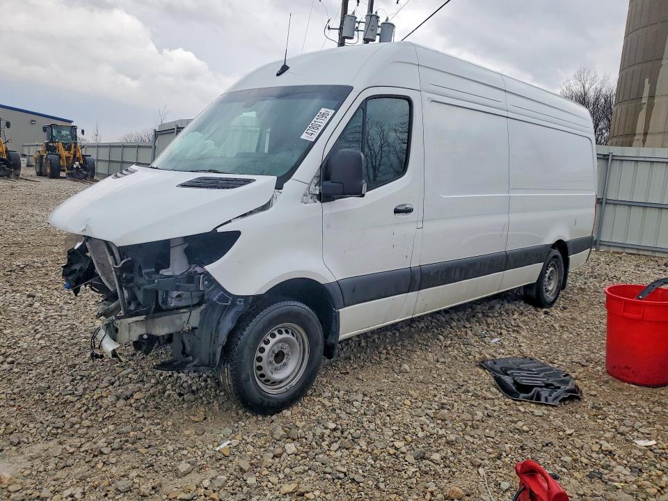 2024 Mercedes-benz Sprinter VIN W1Y4NCHY7RT173178 COPART salvage auction — FRONT END, Mi - Cert Of Title-Salvage Vehicle, sold $2,600 on 2026-07-15 (photo 1)