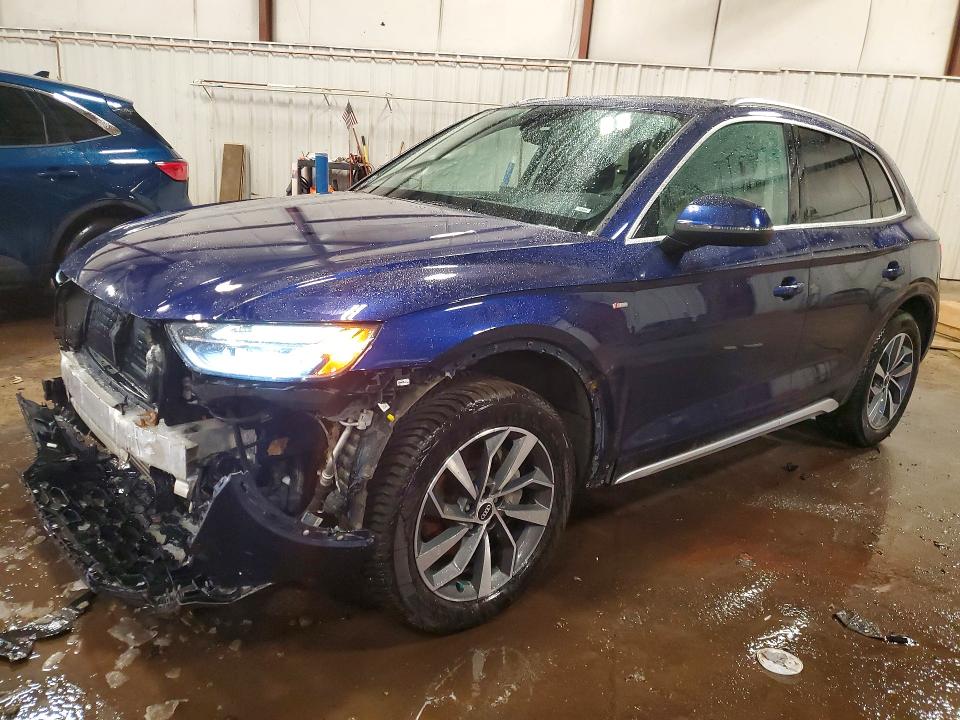 2022 Audi Q5 VIN WA1GAAFY5N2065429 COPART salvage auction — FRONT END, Mi - Scrap Certificate Of Title, sold $10,300 on 2026-07-10 (photo 1)