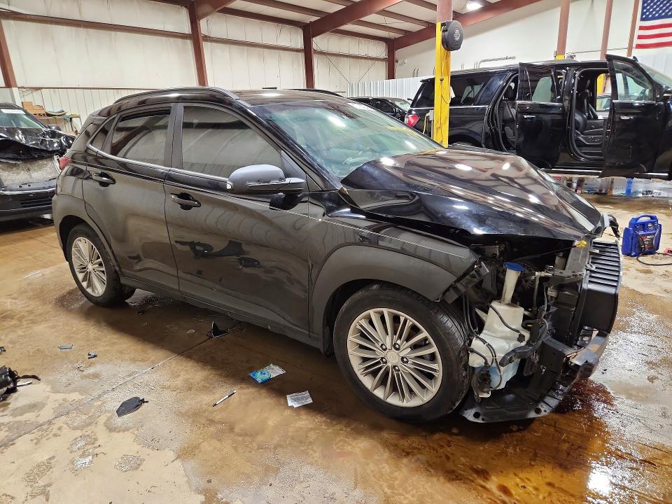 2019 Hyundai Kona VIN KM8K22AA3KU384529 COPART salvage auction — FRONT END, Tx - Salvage Vehicle Title, sold $1,400 on 2026-07-07 (photo 4)