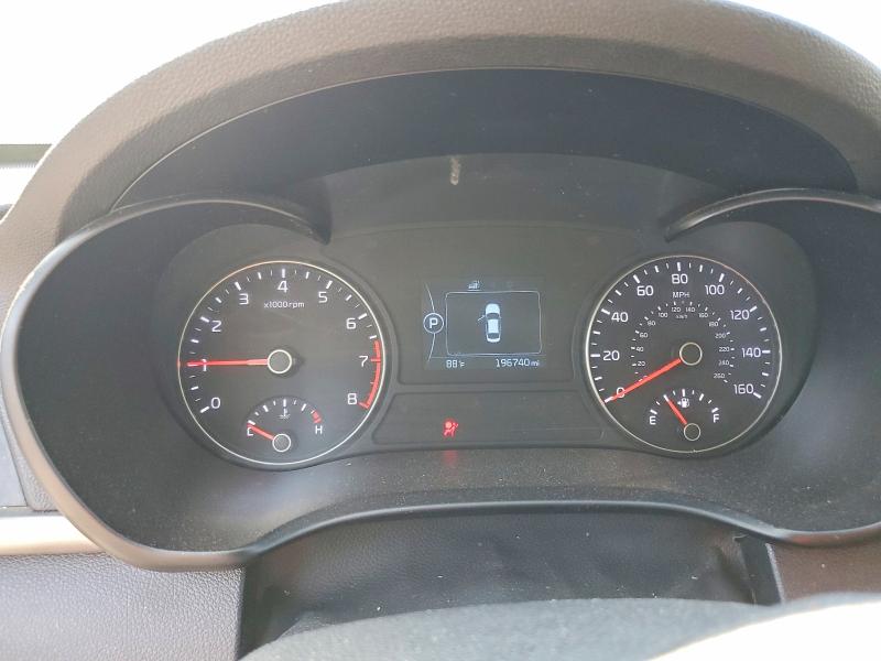2016 Kia Optima VIN 5XXGT4L34GG029061 COPART salvage auction — REAR END, Mo - Salvage Certificate Of Title, sold $625 on 2026-07-31 (photo 9)