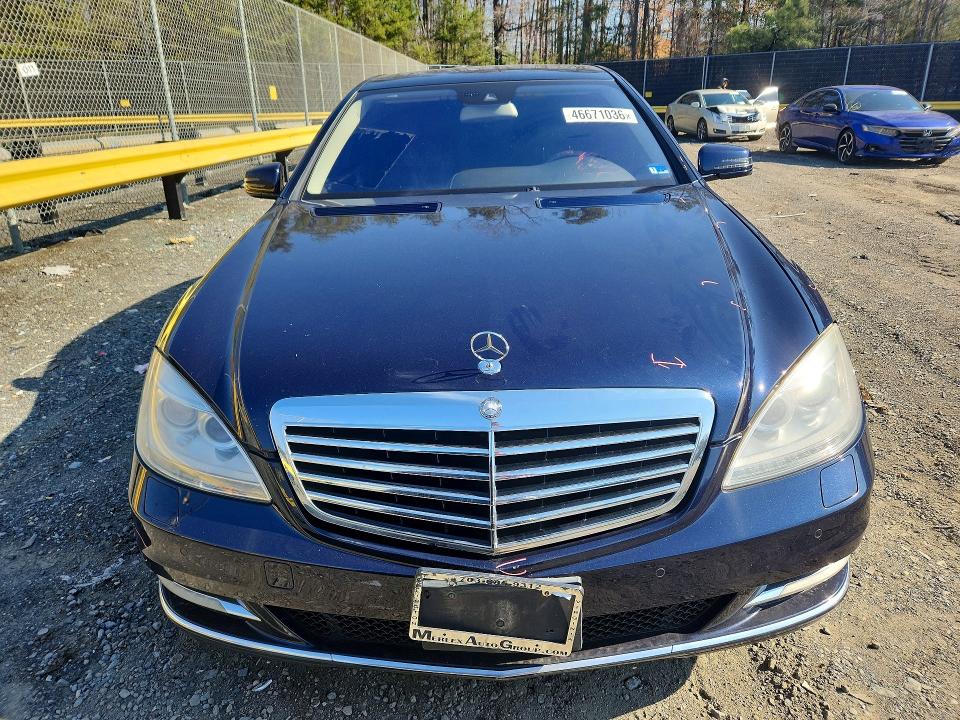 2013 Mercedes-benz S class VIN WDDNG9EB1DA523646 COPART salvage auction — REAR END, MD - CERT OF SALVAGE > 75% DAMAGE, sold $850 on 2026-07-28 (photo 5)