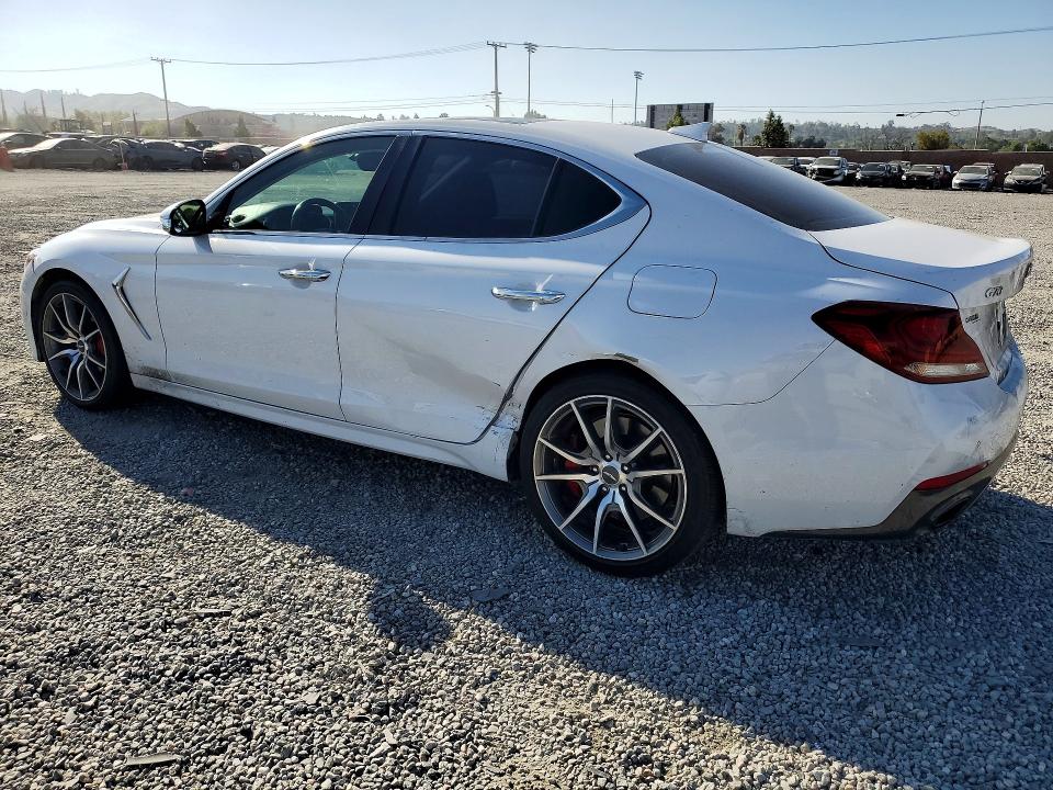 2019 Genesis G70 VIN KMTG74LE8KU034077 COPART salvage auction — SIDE, CA, sold $5,100 on 2026-07-15 (photo 2)