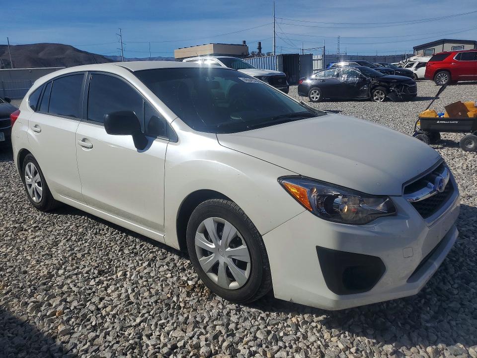 2013 Subaru Impreza VIN JF1GPAA67D2834768 COPART salvage auction — FRONT END, Nv - Salvage Title, sold $2,000 on 2026-07-20 (photo 4)