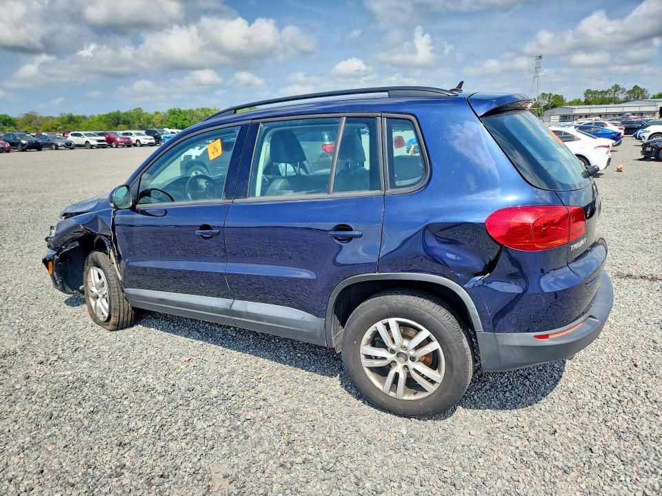2016 Volkswagen Tiguan VIN WVGAV7AX5GW510891 COPART salvage auction — REAR END, Fl - Cert Of Title Slvg Rebuildable, sold $650 on 2026-07-10 (photo 2)