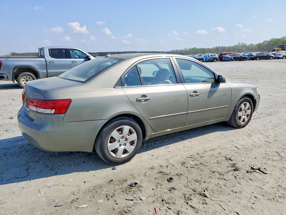 2008 Hyundai Sonata VIN 5NPET46C88H334586 COPART salvage auction — FRONT END, Sc - Cert Of Title-Salvage, sold $625 on 2026-07-06 (photo 3)