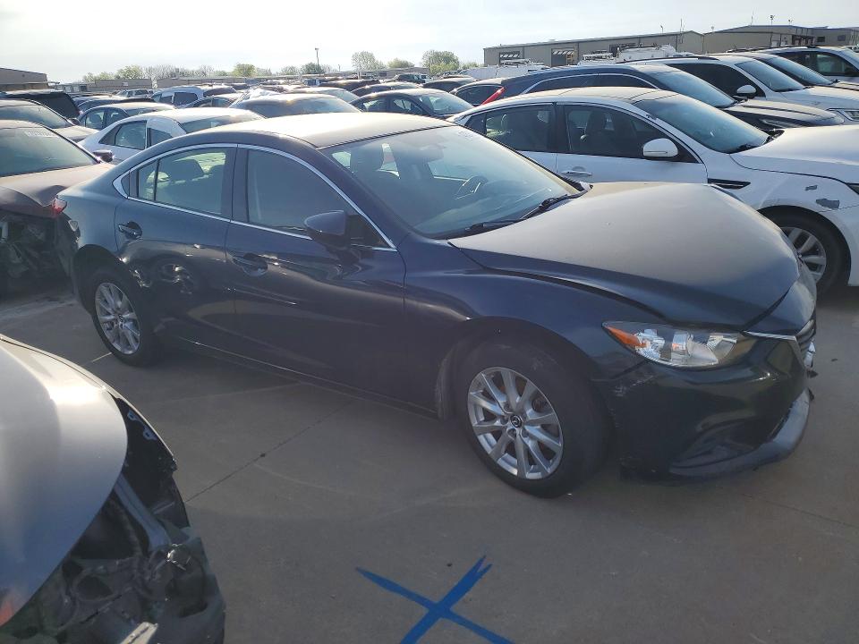 2016 Mazda 6 VIN JM1GJ1U54G1480278 COPART salvage auction — FRONT END, Tx - Salvage Vehicle Title, sold $1,500 on 2026-07-16 (photo 4)