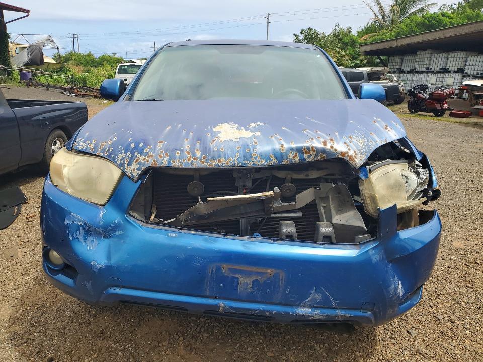 2008 Toyota Highlander VIN JTEDS42A782019195 COPART salvage auction — FRONT END, HI - CERTIFICATE OF SALVAGE, sold $1 on 2026-07-29 (photo 5)