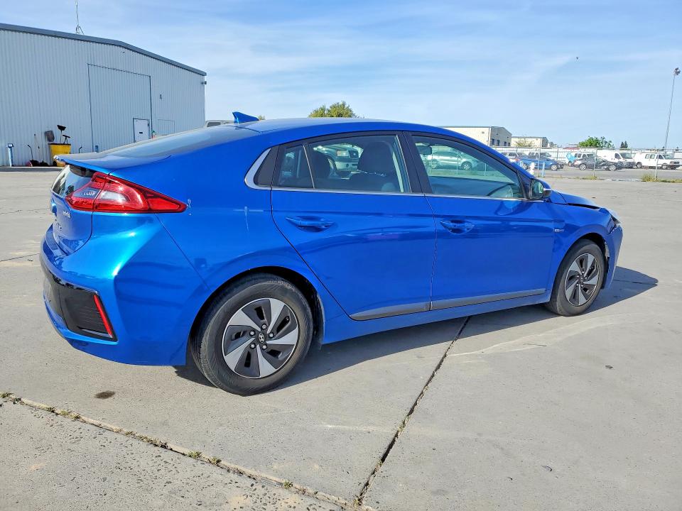 2017 Hyundai Ioniq VIN KMHC75LC9HU057695 COPART salvage auction — FRONT END, Ca - Salvage Certificate, sold $2,050 on 2026-07-10 (photo 3)