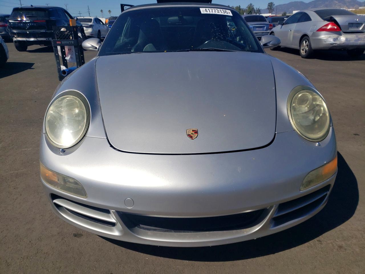 2006 Porsche 911 VIN WP0CB29966S766915 COPART salvage auction — Water/Flood, CA - SALVAGE CERTIFICATE, sold $17,100 on 2026-07-02 (photo 5)
