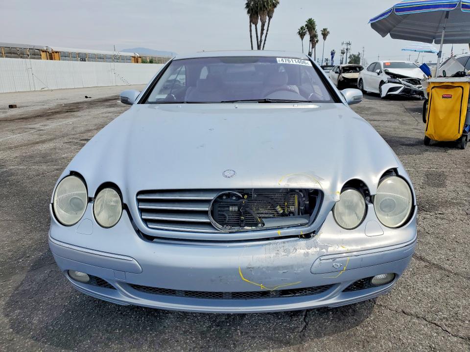 2002 Mercedes-benz Cl-klasse VIN WDBPJ75J52A027566 COPART salvage auction — FRONT END, Ca - Salvage Certificate, sold $2,500 on 2026-07-24 (photo 5)