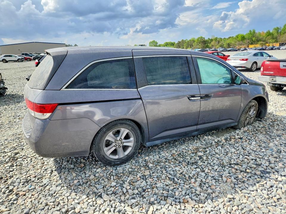 2016 Honda Odyssey VIN 5FNRL5H27GB035938 COPART salvage auction — FRONT END, Ga - Cert Of Title-Salvage, sold $975 on 2026-07-09 (photo 3)