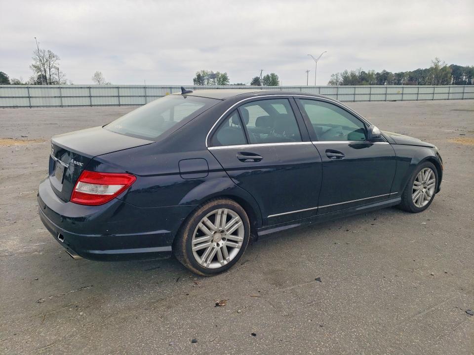 2008 Mercedes-benz C class VIN WDDGF81X38F142297 COPART salvage auction — FRONT END, NC - DEALER ONLY CLEAN TITLE, sold $600 on 2026-07-28 (photo 3)