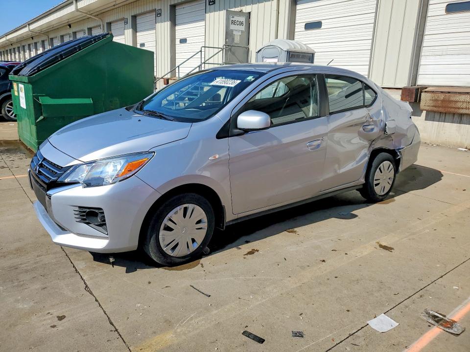 2023 Mitsubishi Mirage VIN ML32FUFJ5PHF04429 COPART salvage auction — SIDE, Ky - Cert Of Title-Salvage, sold $2,750 on 2026-07-09 (photo 1)