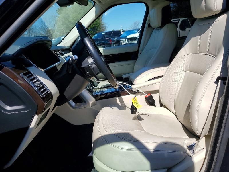 2018 Land rover RANGE ROVER VIN SALGS5RE5JA394216 COPART salvage auction — SIDE, Md - Cert Of Salvage > 75% Damage, sold $6,000 on 2026-07-27 (photo 7)