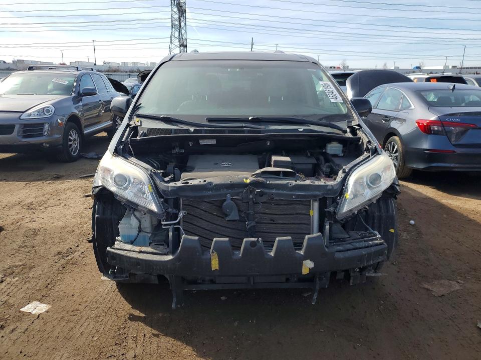 2016 Toyota Sienna VIN 5TDYK3DC6GS721319 COPART salvage auction — FRONT END, Il - Salvage Certificate, sold $3,500 on 2026-07-21 (photo 5)