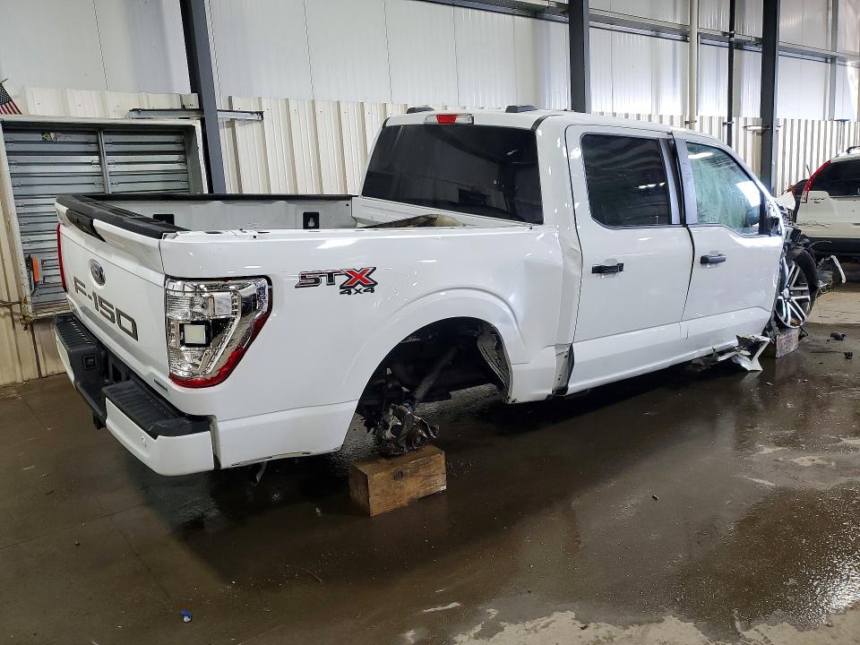 2021 Ford F-150 VIN 1FTEW1EP6MFB17102 COPART salvage auction — FRONT END, MN - CERT OF TITLE-SALVAGE, sold $2,700 on 2026-07-02 (photo 3)