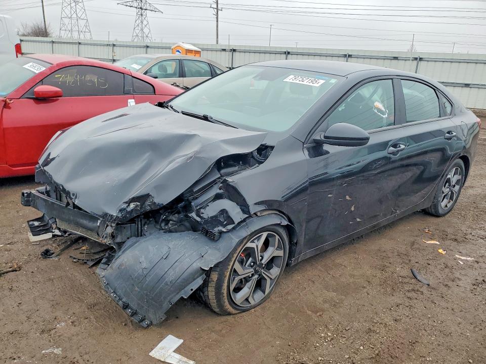 2021 Kia Forte VIN 3KPF24AD8ME410121 COPART salvage auction — FRONT END, IL - SALVAGE CERTIFICATE, sold $1,050 on 2026-07-02 (photo 1)