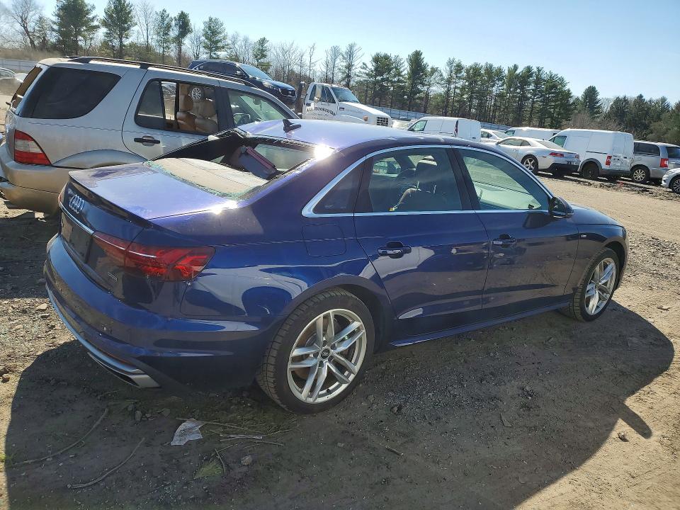 2021 Audi A4 VIN WAUEAAF48MN011773 COPART salvage auction — ROOF, Id - Salvage Certificate Of Title, sold $8,300 on 2026-07-27 (photo 3)