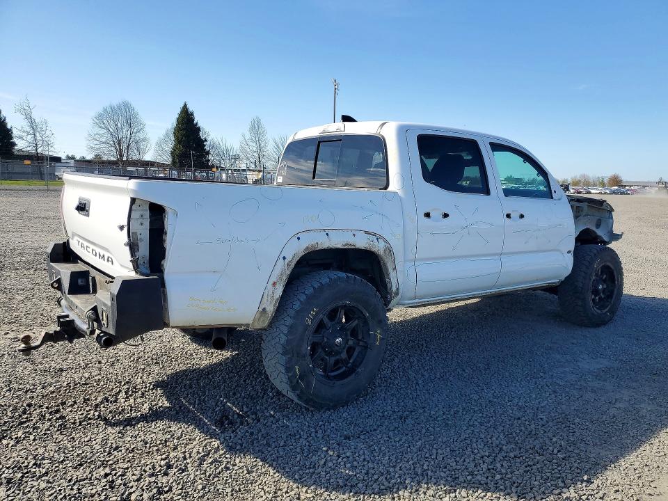 2020 Toyota Tacoma VIN 5TFCZ5AN4LX219078 COPART salvage auction — FRONT END, Or - Salvage Title Certificate, sold $7,200 on 2026-07-14 (photo 3)