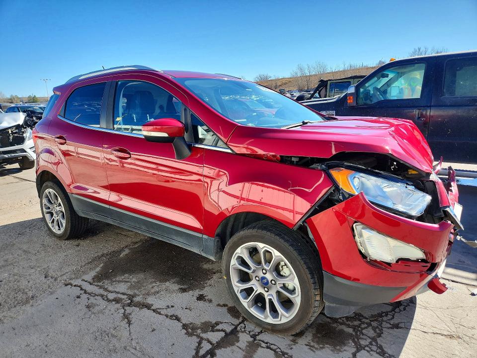 2020 Ford Ecosport VIN MAJ6S3KL8LC389749 COPART salvage auction — FRONT END, Co - Public - Salvage Title, sold $1,050 on 2026-07-08 (photo 4)