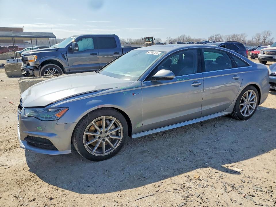 2017 Audi A6 VIN WAUH2AFC5HN117315 COPART salvage auction — FRONT END, Ks - Cert Of Title-Salvage, sold $100 on 2026-07-28 (photo 1)