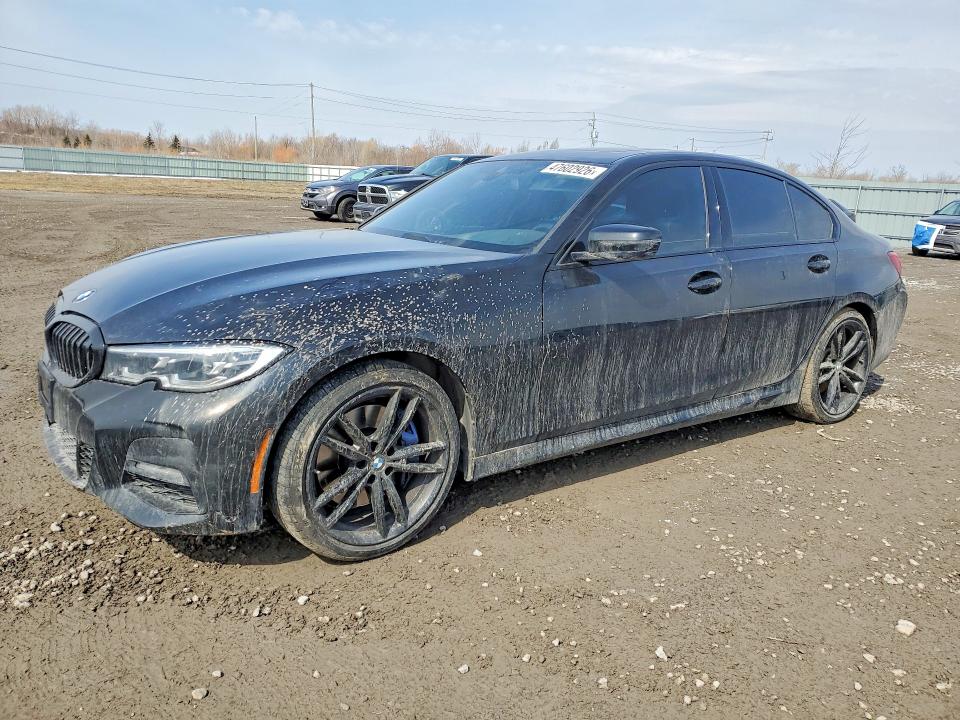 2020 BMW 3er VIN 3MW5R7J00L8B45646 COPART salvage auction — SIDE, ON, sold $16,350 on 2026-07-09 (photo 1)