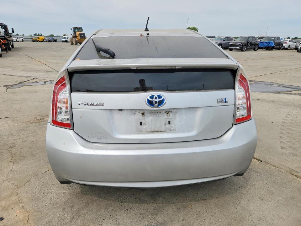 2014 Toyota Prius VIN JTDKN3DU3E0358211 COPART salvage auction — FRONT END, Ca - Salvage Certificate, sold $1,300 on 2026-07-06 (photo 6)