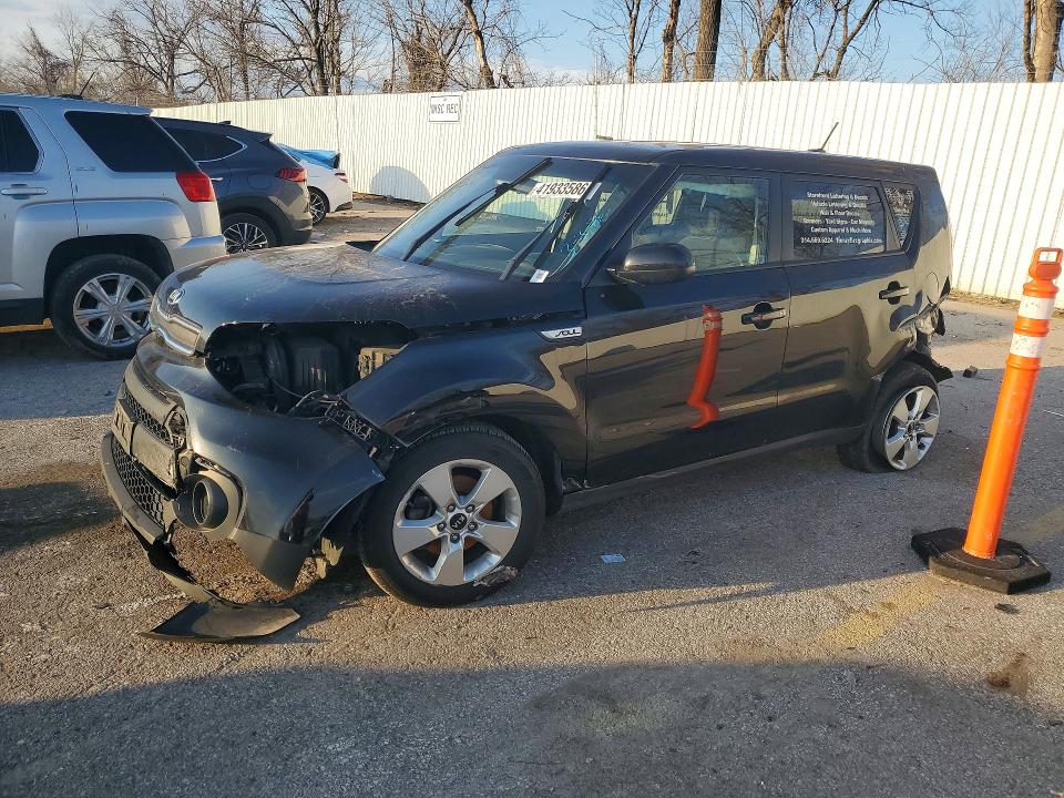 2017 Kia Soul VIN KNDJN2A26H7475575 COPART salvage auction — FRONT END, Mo - Salvage Certificate Of Title, sold $425 on 2026-07-10 (photo 1)