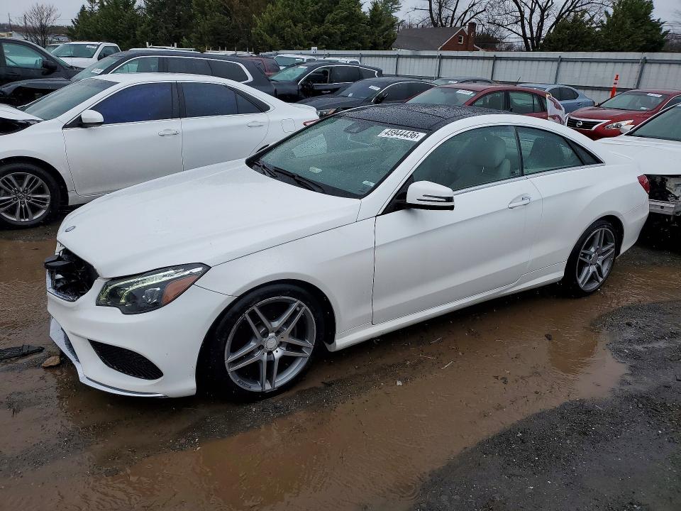 2016 Mercedes-benz E-klasse VIN WDDKJ6FB5GF346673 COPART salvage auction — FRONT END, Md - Cert Of Salvage > 75% Damage, sold $500 on 2026-07-27 (photo 1)