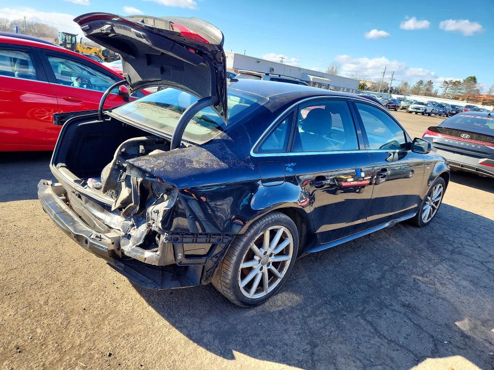 2014 Audi A4 VIN WAUFFAFL2EN029779 COPART salvage auction — REAR END, Ct - Cert Of Title-Salvage, sold $2,350 on 2026-07-03 (photo 3)