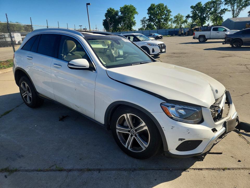 2018 Mercedes-benz Glc VIN WDC0G4KB4JV067362 COPART salvage auction — FRONT END, Ca - Salvage Certificate, sold $3,400 on 2026-07-20 (photo 4)