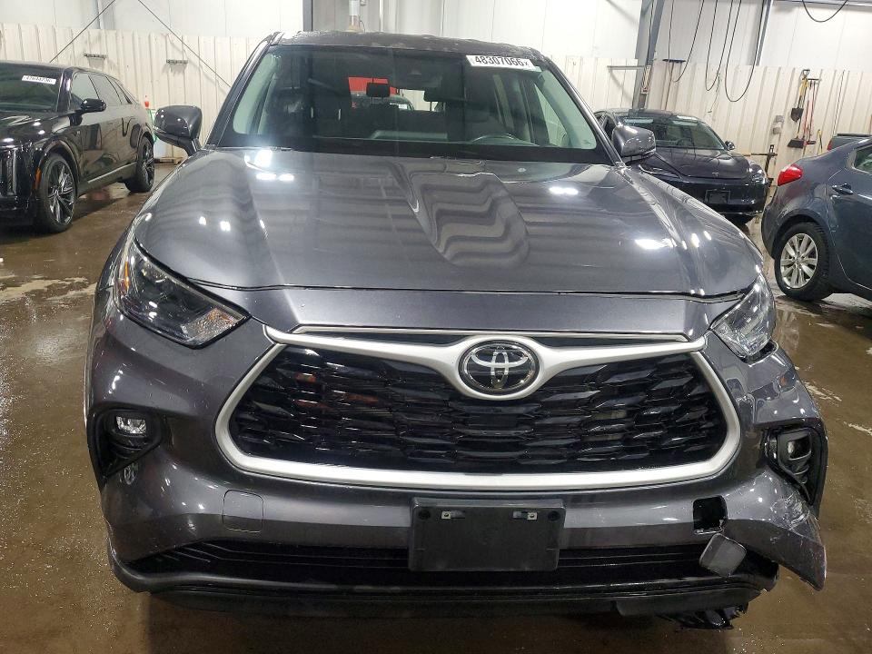 2023 Toyota Highlander VIN 5TDKDRAH8PS502915 COPART salvage auction — REAR END, Mn - Cert Of Title-Salvage, sold $12,600 on 2026-07-02 (photo 5)