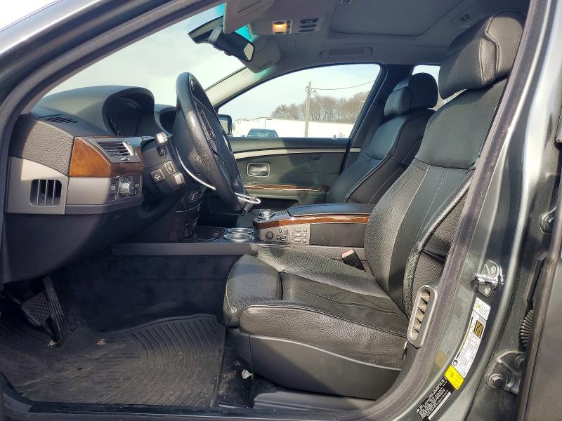 2008 BMW 7 series VIN WBAHN83588DT83472 COPART salvage auction — NORMAL WEAR, MN - PARTS VEHICLE BILL OF SALE, sold $450 on 2026-07-30 (photo 7)