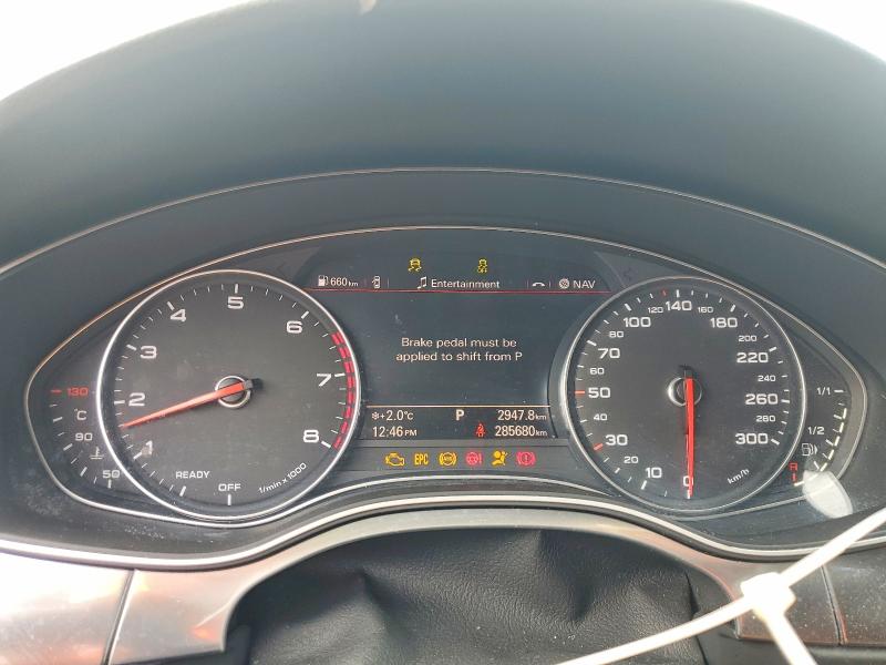 2016 Audi A6 VIN WAUFGAFC3GN163555 COPART salvage auction — REAR END, ON - PERMIT SALVAGE, sold $2,850 on 2026-07-16 (photo 9)
