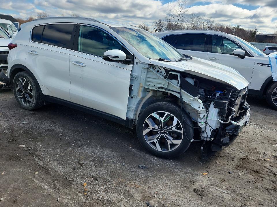 2020 Kia Sportage VIN KNDPN3AC1L7633189 COPART salvage auction — FRONT END, Ma - Cert Of Title-Salvage, sold $4,300 on 2026-07-08 (photo 4)