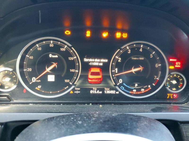2014 BMW 7er VIN WBAYE8C55ED135448 COPART salvage auction — FRONT END, Ga - Certificate Of Title (P), sold $3,500 on 2026-08-01 (photo 9)