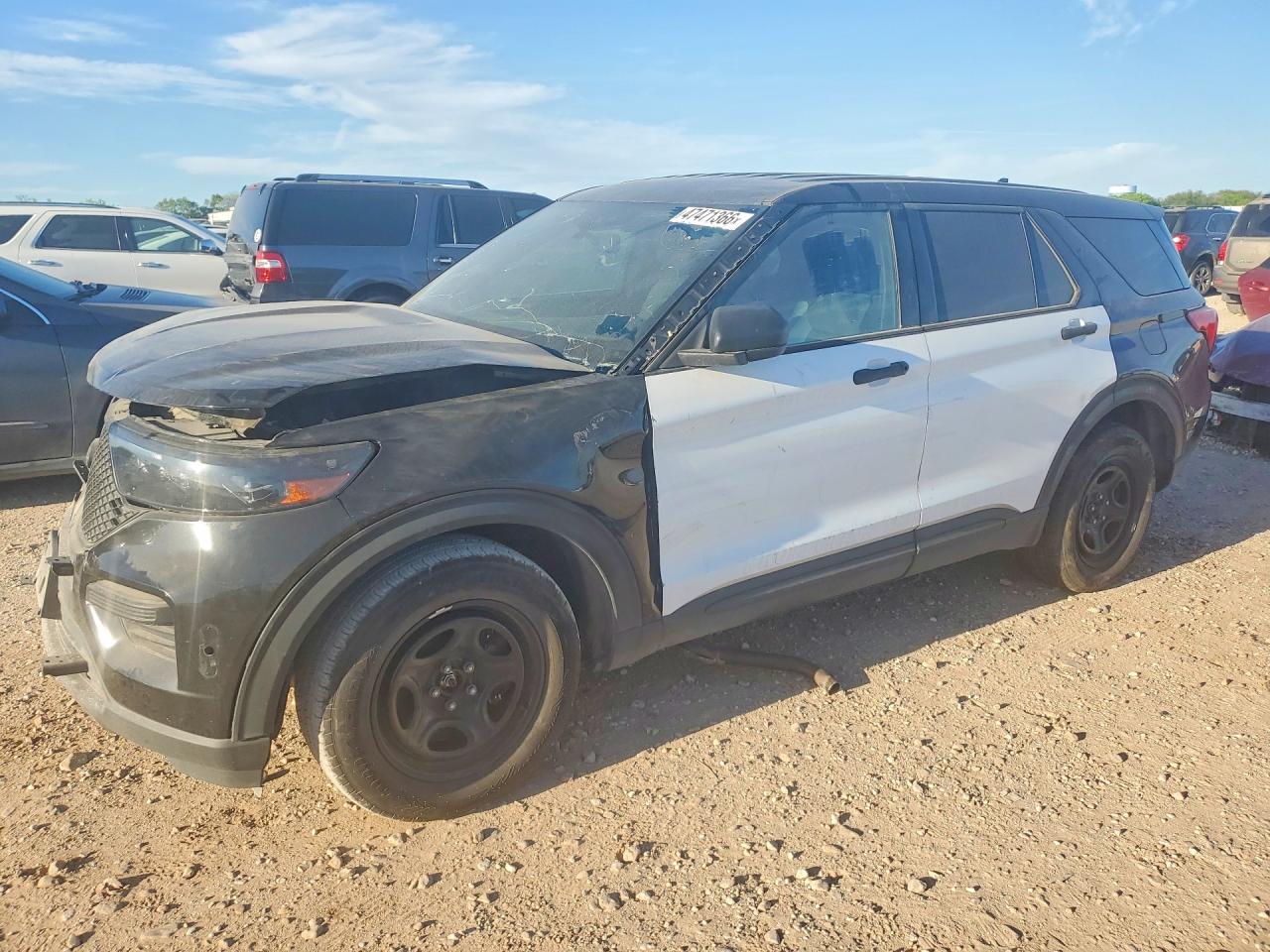 2024 Ford Explorer VIN 1FM5K8AB9RGA26739 COPART salvage auction — Front End, TX - SALVAGE VEHICLE TITLE, sold $5,100 on 2026-07-08 (photo 1)