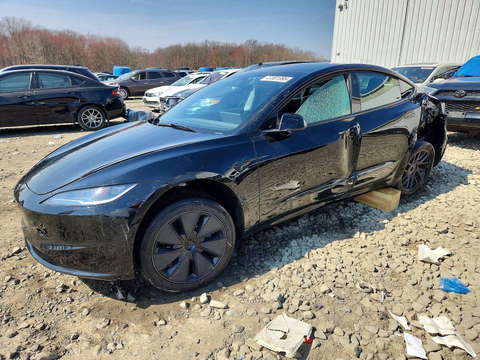 2025 Tesla VIN 5YJ3E1EA5SF924511 COPART salvage auction — REAR END, Nj - Cert Of Title-Salvage, sold $10,300 on 2026-07-11 (photo 1)