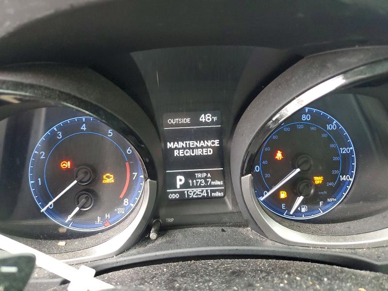 2014 Toyota Corolla VIN 2T1BURHE8EC121020 COPART salvage auction — ROOF, Id - Salvage Certificate Of Title, sold $2,800 on 2026-07-02 (photo 9)